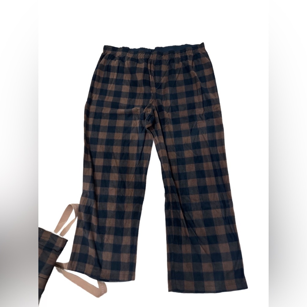 Skims Size 4X Plaid Sleep Set Jasper Buffalo Check Holiday Brown PJs NWT - Picture 8 of 10